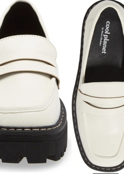 CHUNKY platform Shoe loafer Steve Madden Cool Planet 8.5M - Picture 2 of 15